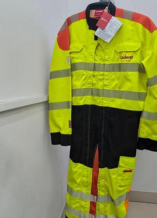 Професійний вогнестійкий сигнальний комбінезон високої видимості (hi-vis coverall) бренду redd(робочий комбінезон)