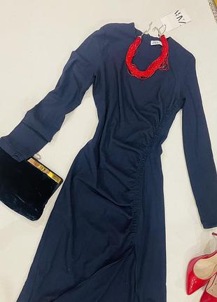Шерстяное платье zara 6