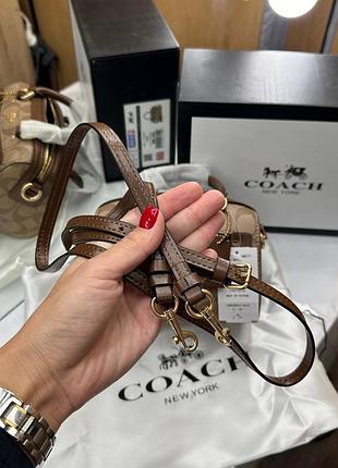 Сумочка coach rowan brown 6