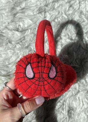 Дитячі теплі навушники  людина-павук (spider-man)