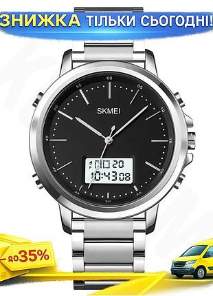 Ku мужские наручные часы universal fit skmei с металлическим браслетом спортивные кварцевые часы с под uni2l_k
