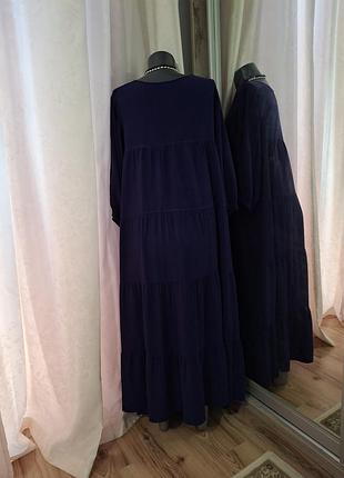 Ярусное платье 👗 большого размера 3
