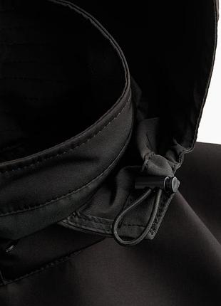 Куртка-жакет h&m studio hooded peplum jacket, розмір s, чорна лімітована колекція 7
