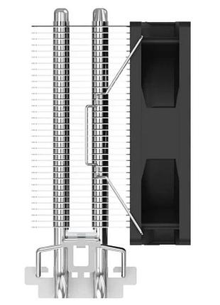 Ku кулер для процессора universal fit id-cooling алюминий медь 92 мм для intel amd башенный охладитель uni2l_k 4