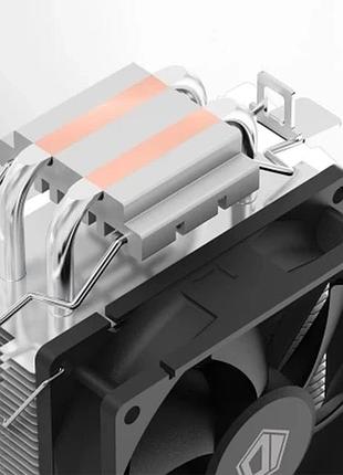 Ku кулер для процессора universal fit id-cooling алюминий медь 92 мм для intel amd башенный охладитель uni2l_k 5