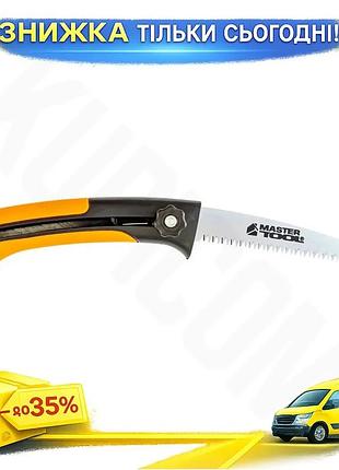 Ku ножовка садовая mastertool universal fit 160 мм 3d заточка для распила древесины компактная складна uni2l_k