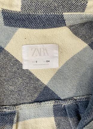 Сорочка zara в клітинку 3