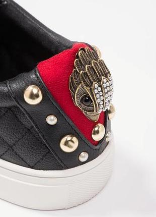 Kurt geiger london ludo  кожаные кеды,38.нюанс.