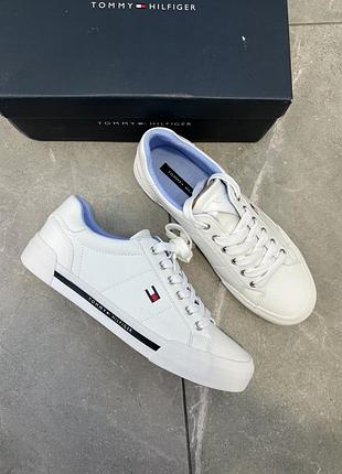 Білі кросівки tommy hilfiger кеди tommy hilfiger