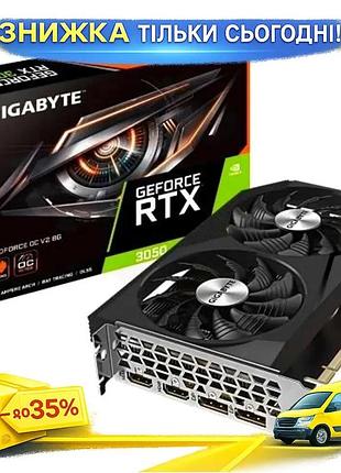 Ku відеокарта geforce rtx universal fit 3050 gigabyte 8гб gddr6 для ігор та графіки з активним охолодж uni2l_k