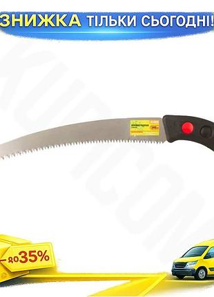 Ku ножовка садовая mastertool universal fit 340 мм 7 зубьев на дюйм для обрезки деревьев и кустарников uni2l_k