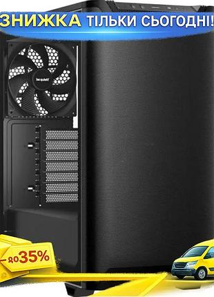 Ku корпус be quiet! universal fit pure base 501 airflow black midi tower для компьютера с боковой пане uni2l_k