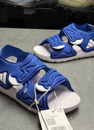 Дитячі сині босоніжки adidas js2538 2