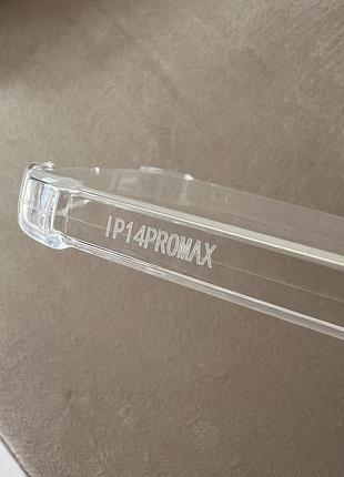 Чохол apple iphone 14 pro max прозорий 2