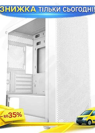 Ku корпус pccooler mini universal fit tower white для micro atx mini itx без бж геймерський пк компакт uni2l_k