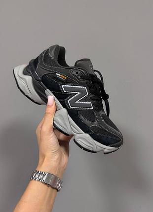 😍 жіночі кросівки new balance 9060 | black / grey cordura