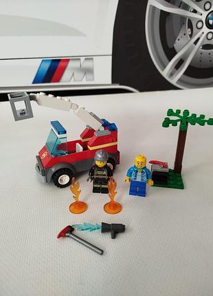 Lego city «пожар на пикнике» (60212), 64 детали для малышей.