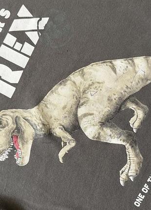 Футболка sinsay t-rex 104 розмір 3-4 роки