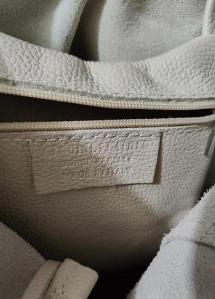 Итальянская кожаная сумка borse in pelle 5