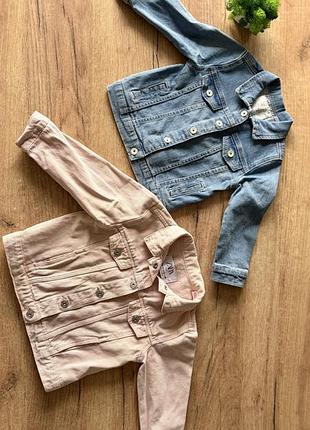 Джинсовий піджак zara для дівчинки