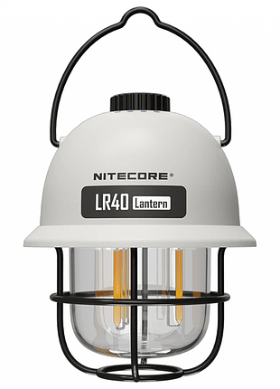 Кемпинговый подвесной фонарик nitecore lr40 100лм с power bank type-c (белый)