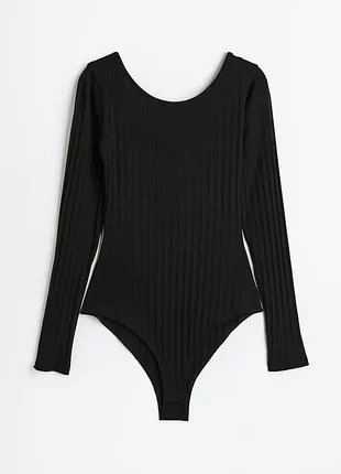 Боді комбідрес в рубчик з цікавою спинкою р м h&m