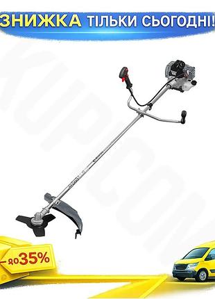 Ku бензиновый триммер intertool universal fit 1850вт 52см³ для кошения травы и кустарников мотокоса с uni2l_k