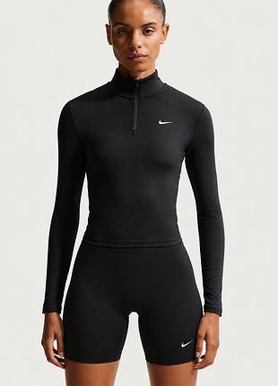 Жіночий спортивний комплект лонгслів з велосипедками nike one.  лонгслів im9447-010 велосипедки iq0809-010 розмір s m