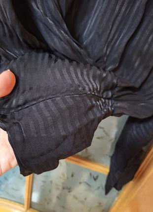Zara сатинова блуза р.l 7
