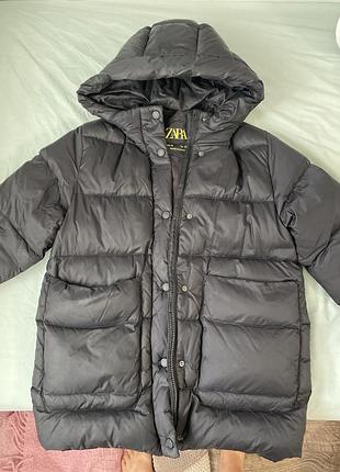 Зимовий пуховик zara
