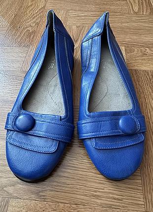 Сині балетки aerosoles (розмір 38.5)