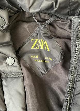 Зимовий пуховик zara 4