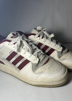 Кросівки adidas forum 84 low «maroon/cream white» 43-44