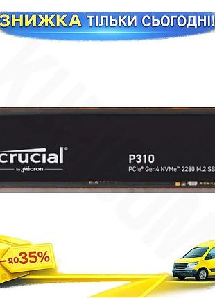 Ku твердотільний накопичувач ssd universal fit 1tb crucial pcie 4.0 x4 nvme m.2 7100 мб/с для комп'юте uni2l_k