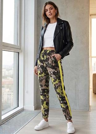 Шовкові штани msgm (100% шовк, італія, it 40 / m)