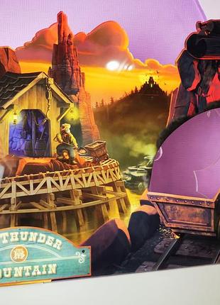 ​🎢 велика колекційна фоторамка-панорама «big thunder mountain» / disneyland paris 🏜️✨