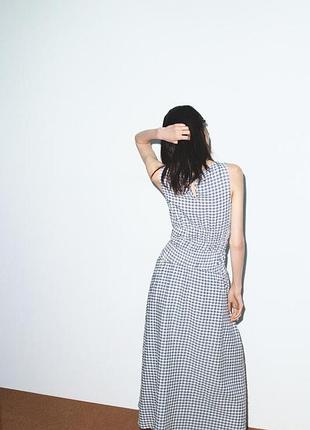 Платье zara в клетку 3
