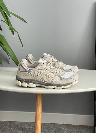 Кросівки жіночі asics gel nyc oyster grey