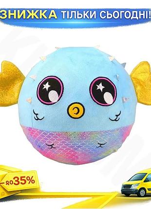 Ku игровой набор biggies universal fit надувная игрушка рыба фугу с насосом для детей от 3 лет мягкая uni2l_k