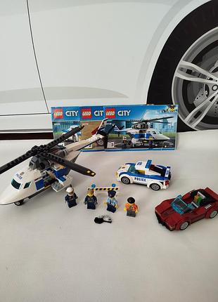 Конструктор lego city 60138 жагова гонитва (100% комплект) поліція.