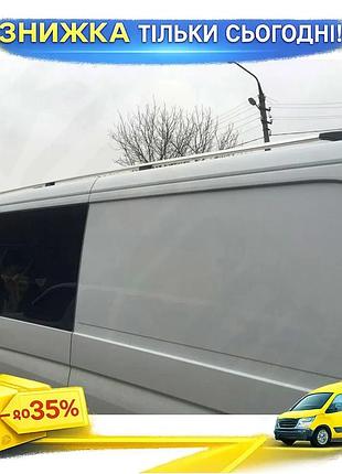 Рейлинги dd 340 см хром чугунная ножка для mercedes sprinter w906 2006-2018 дуги на крышу для установки ku-22