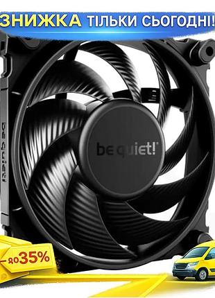 Ku вентилятор 120 мм universal fit be quiet! silent wings 4 черный для корпуса активное охлаждение 4-p uni2l_k
