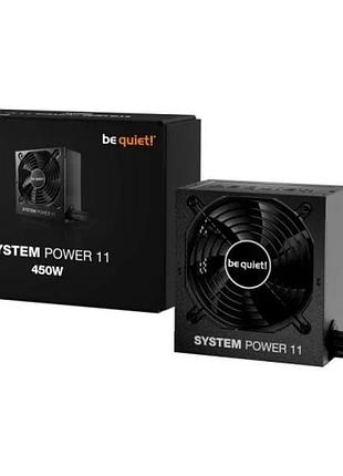 Ku блок питания 450 universal fit вт be quiet! system power 11 черный 80 plus bronze для пк стабильное uni2l_k 5