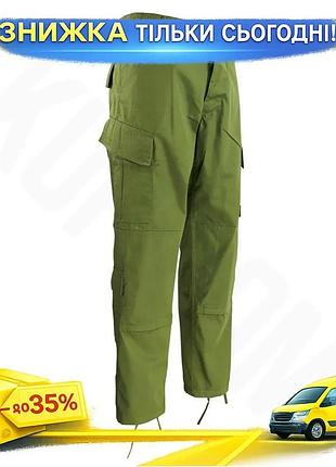 Штаны тактические мужские боевые демисезонные брюки для военных kombat uk acu trousers xl оливковый ku-22