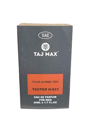 Парфумована вода для чоловіків 50мл тестер №023 givenchy pour homme red тм taj max