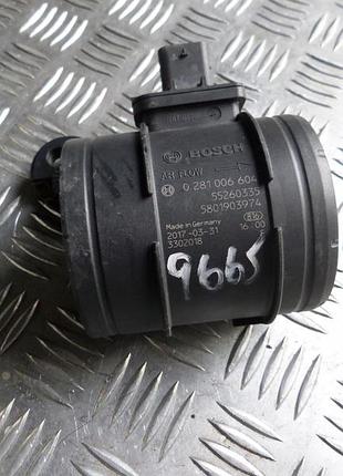 Дмрв расходомер воздуха fiat boxer jumper ducato iveco 552603355, б/у оригинал