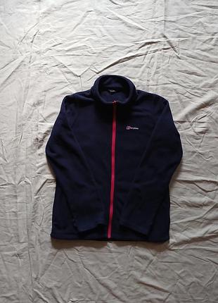 Флісова кофта berghaus (оригінал) — тепла  чоловіча/фліска на блискавці