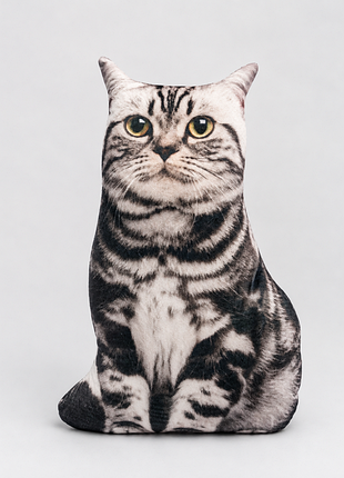 🐱 мягкая подушка - игрушка «котик» - 45 см 🐾 кіт 3