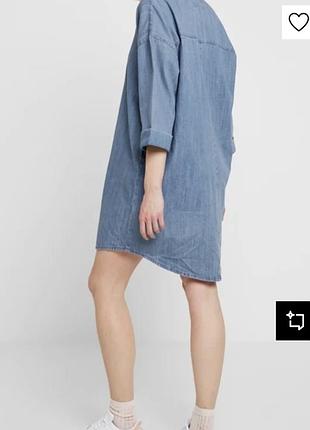 Джинсове з кишенями плаття 👗 4