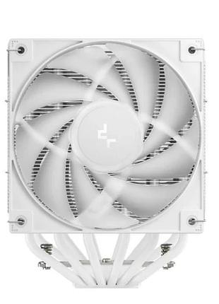 Ku кулер для процессора universal fit deepcool белый активное охлаждение 2x120 мм argb для intel amd б uni2l_k 6